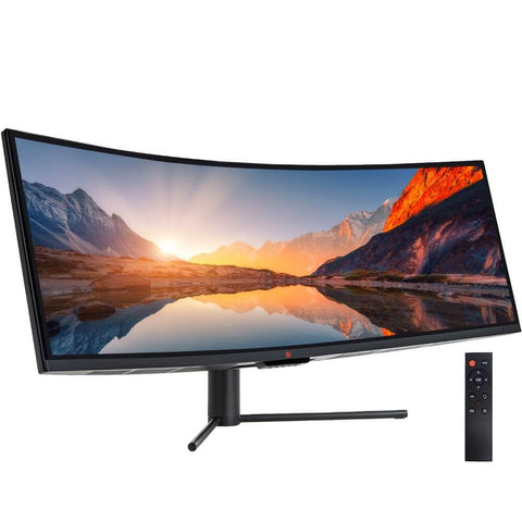 Deco Gear 49" Curved Ultrawide DQHD Monitor, 5120x1440, 120Hz, 101% NTSC, 100% sRGB, HDR400
