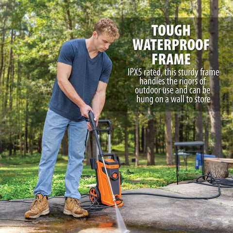 Outdoor Equipment Bundle - Electric Mower, Leaf Blower, and Power Washer