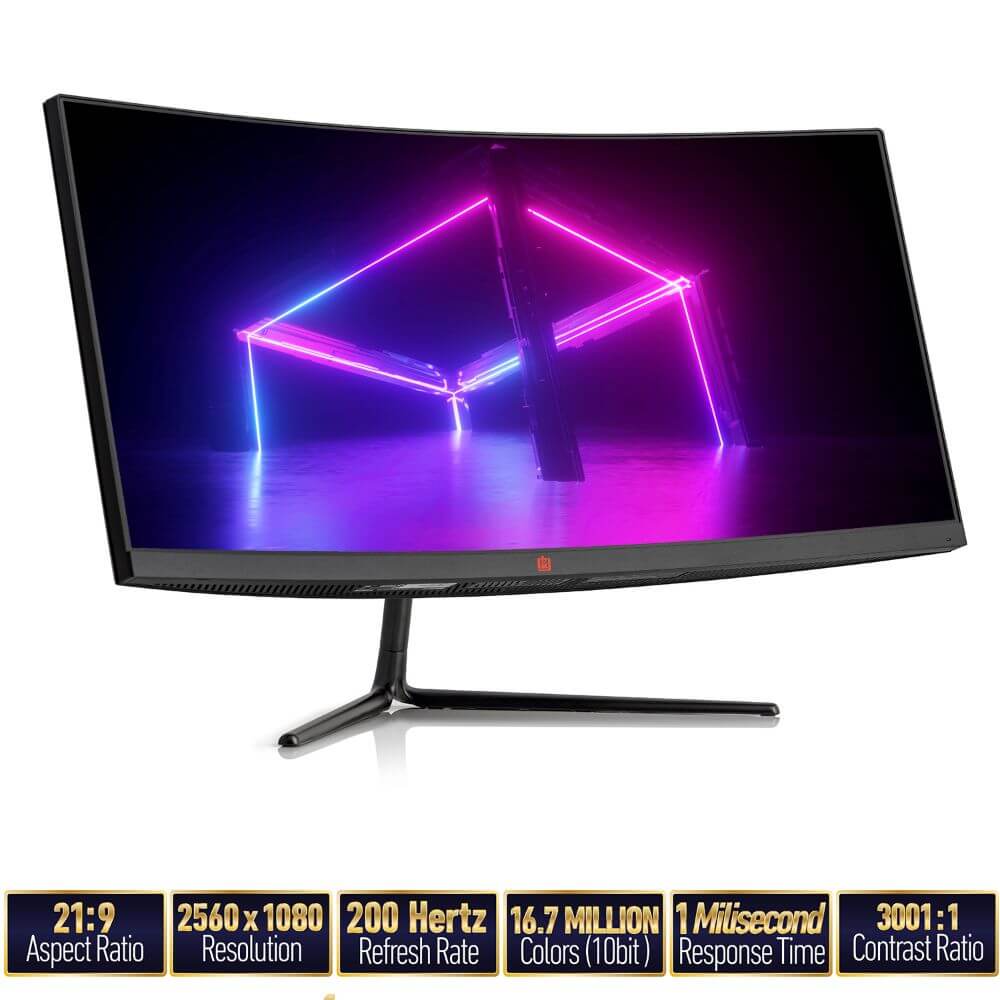 Immerse Yourself with Deco Gear 30 Inch Curved Monitor