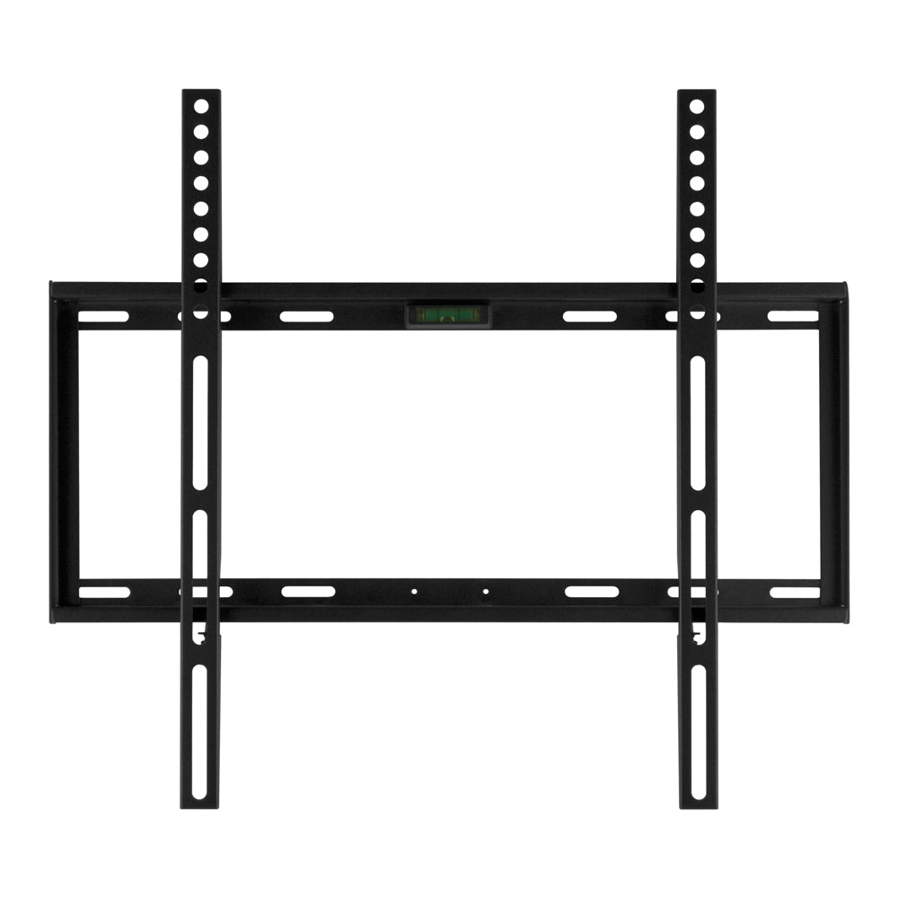 Deco Mount Slim FLAT Wall Mount Bundle for 19 to 45 inch TV's with Built-in Bubble Leveler, 2 HDMI Cables, Screen Cleaning Kit, and More - Deco Gear