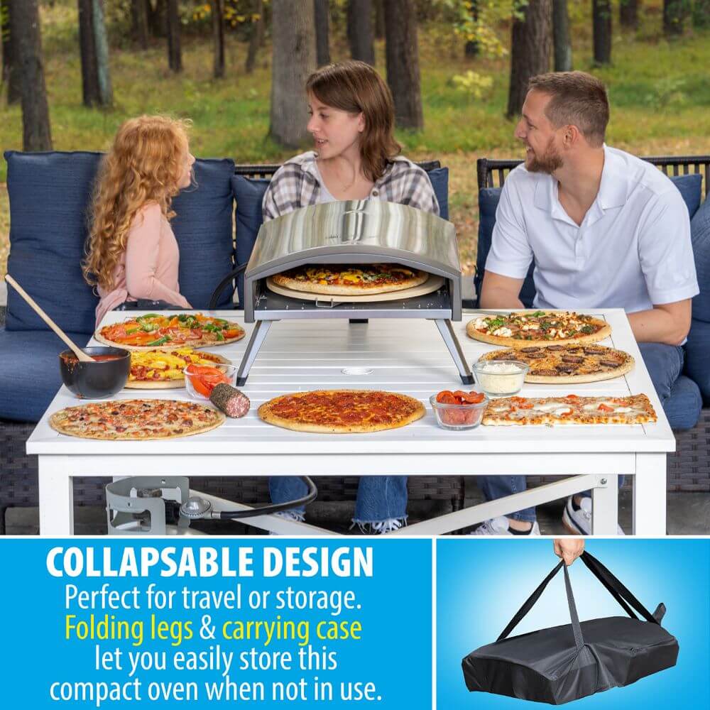 Deco Chef PRPO30 Portable Outdoor Gas Pizza Oven