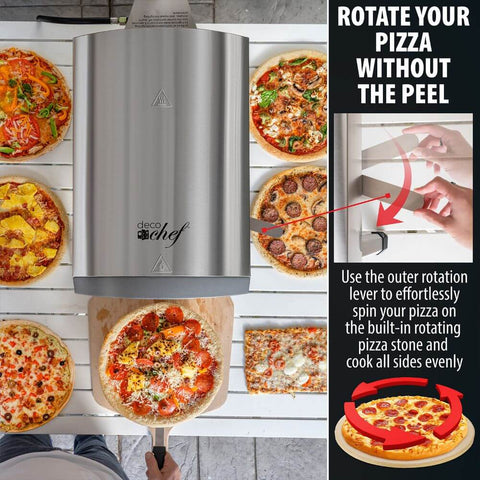 Rotate your pizza without the peel