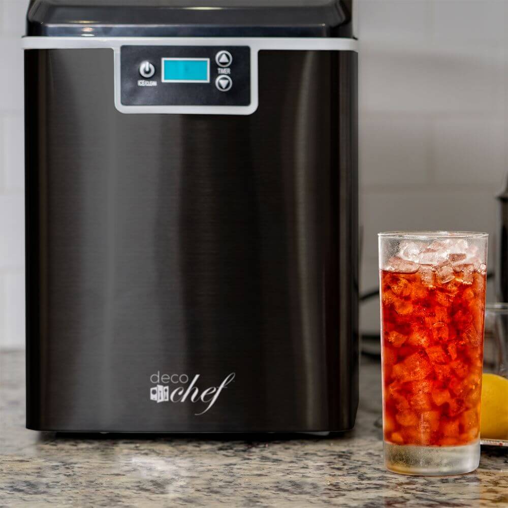 Deco Chef Compact Countertop Ice Maker (St. Steel) - Deco Gear