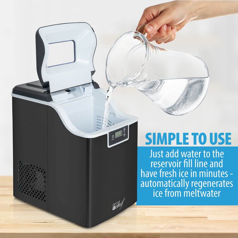Best Countertop Ice Maker Machine Deco Chef 44LB Nugget Ice Maker