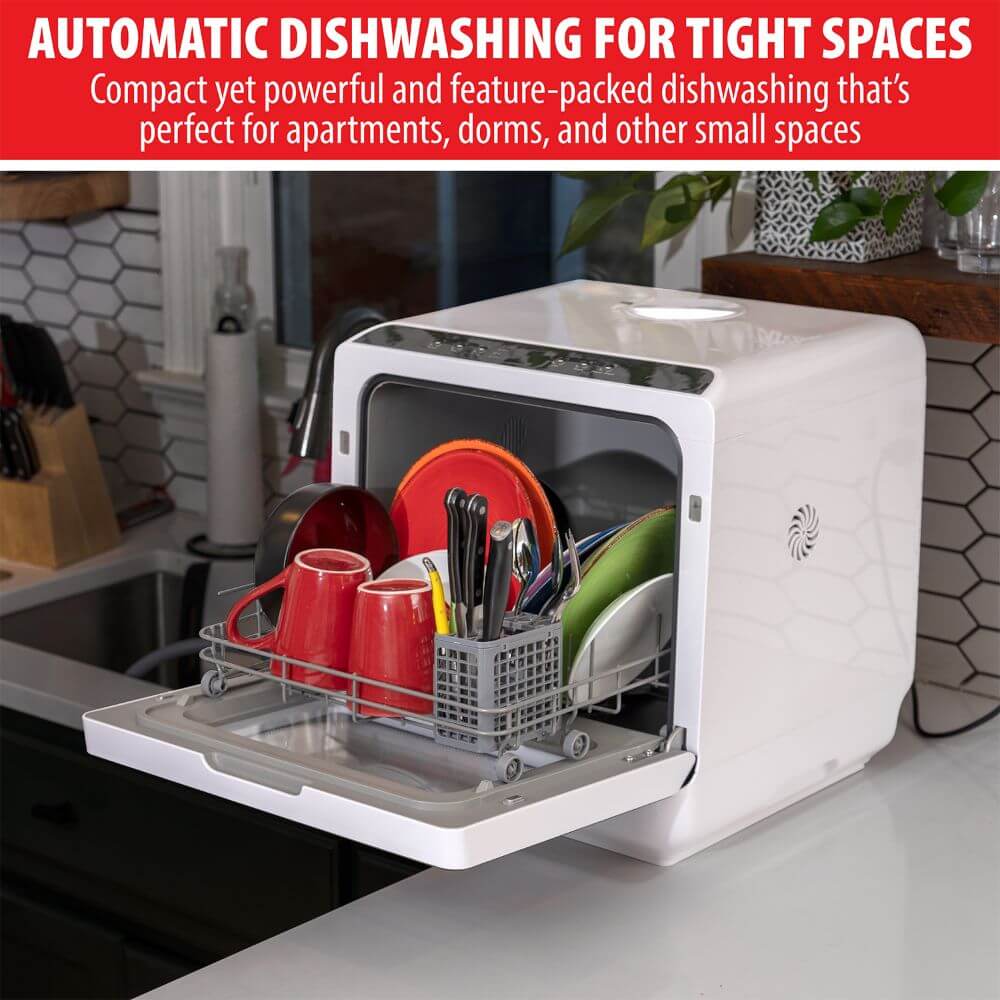 Automatic Dishwashing for tight spaces