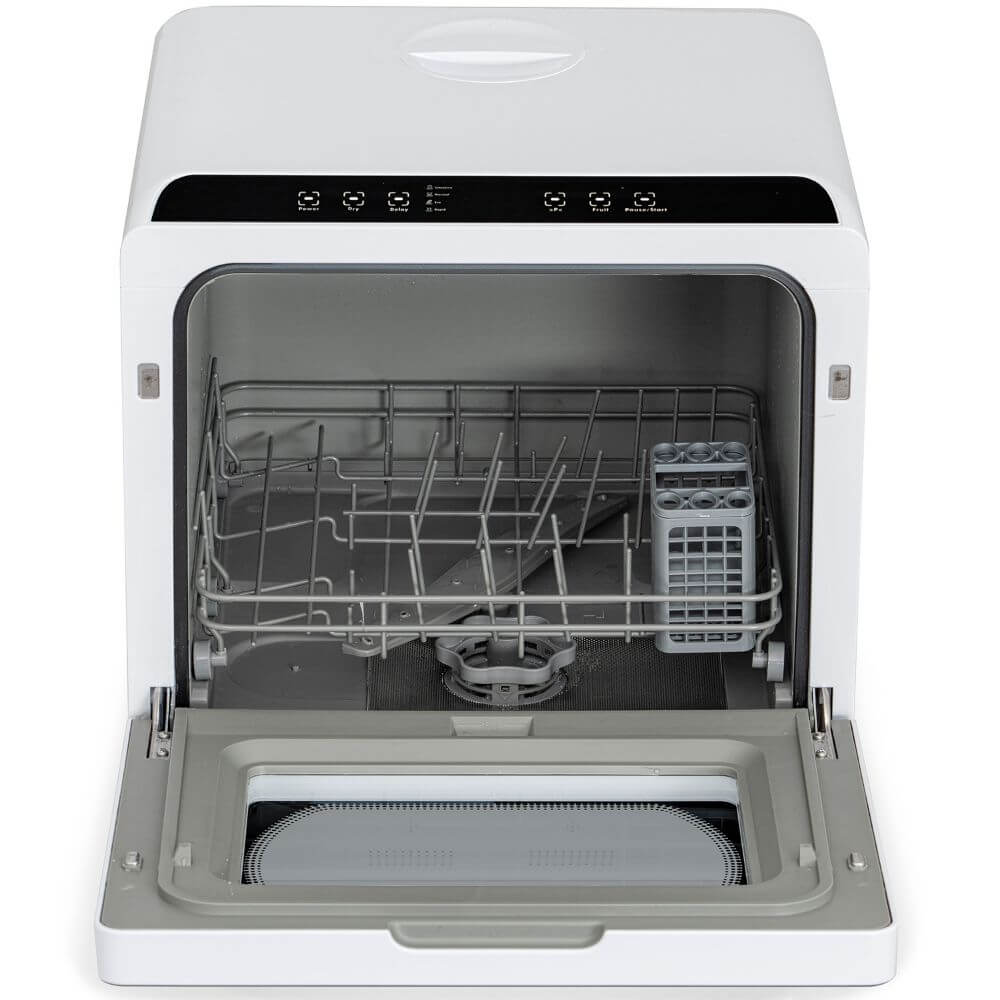 GCP Products GCP-923-670783 Portable Countertop Dishwasher, 5 Cleaning  Modes, Hot Wash And Drying