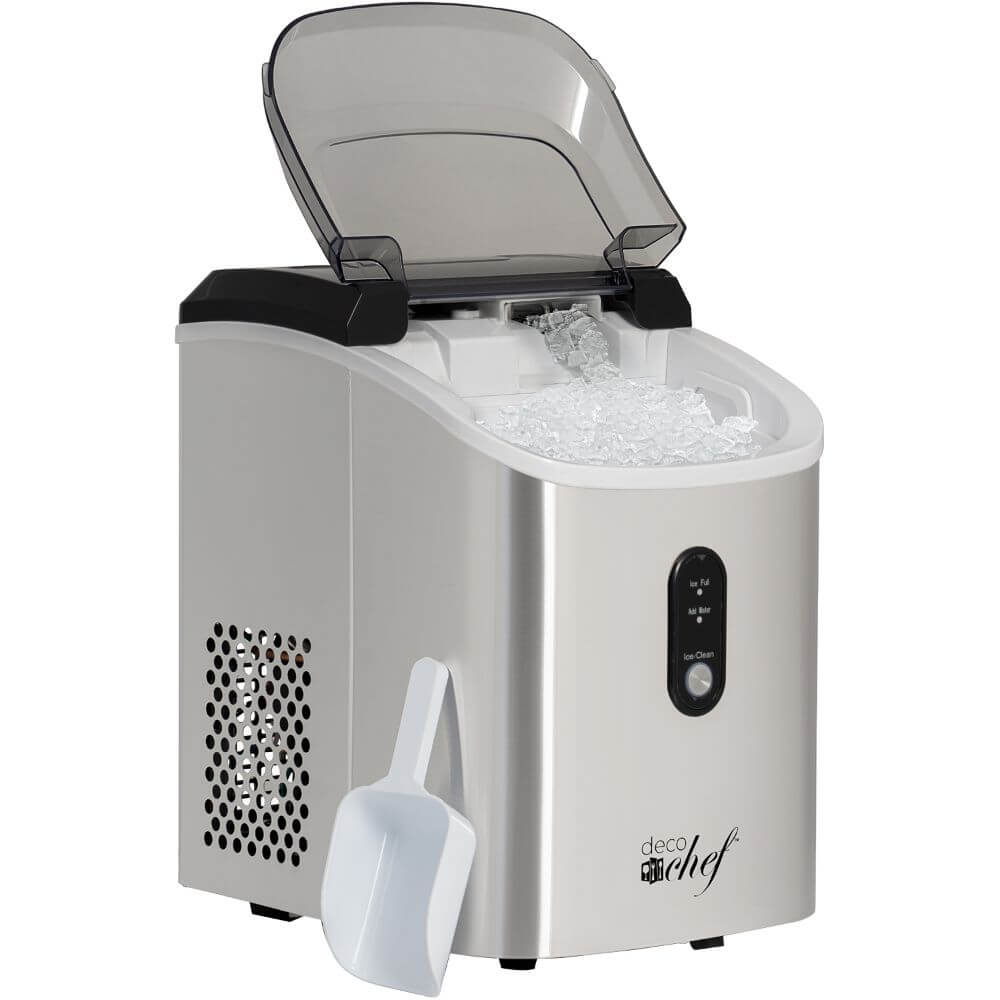 Deco Chef 33LB Nugget Ice Maker, 1-Click Auto Operation, Self-Cleaning