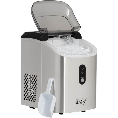 Deco Chef 33LB Nugget Ice Maker, 1-Click Auto Operation, Self-Cleaning