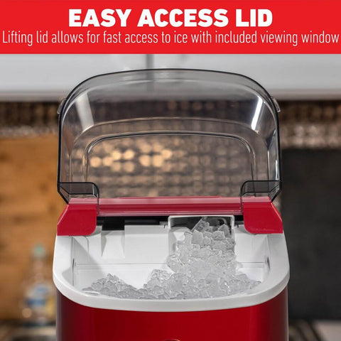 Deco Chef 33LB Nugget Ice Maker, 1-Click Auto Operation, Self-Cleaning
