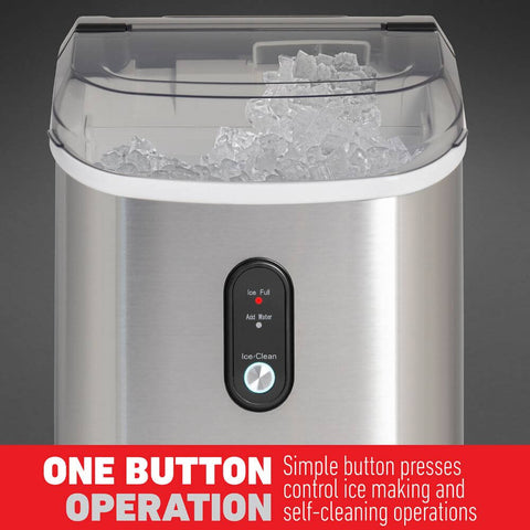 Deco Chef 33LB Nugget Ice Maker, 1-Click Auto Operation, Self-Cleaning