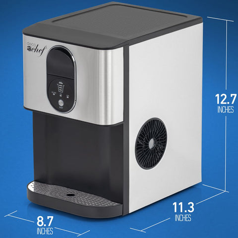 Deco Chef 46LB Self Dispensing Nugget Ice Maker, Countertop, Makes 1.8LB per Hour - Deco Gear