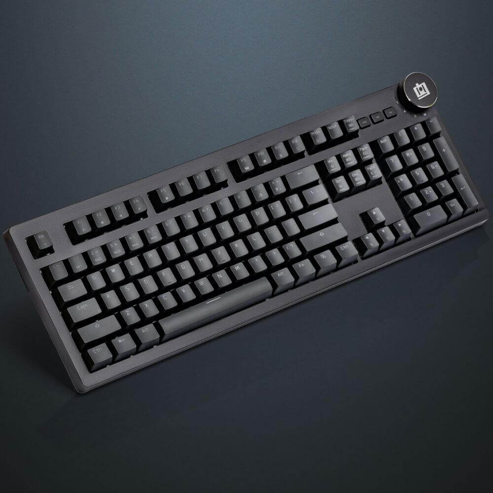 Deco Gear Mechanical Keyboard Cherry MX Red w/ Ergonomic Palm Rest, Anti-Ghost, Custom RGB - DecoGear