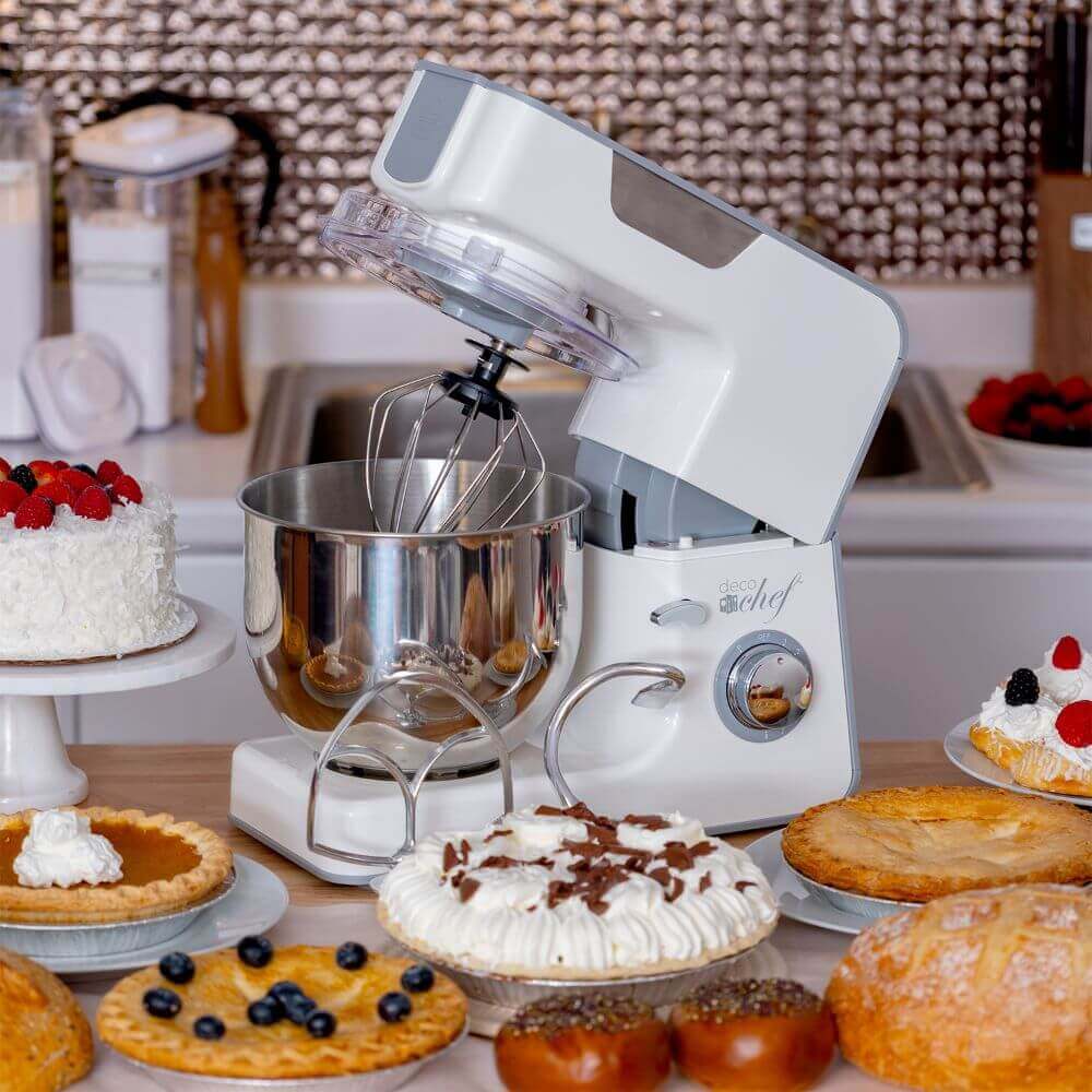 Home Kitchen Stand Mixer, SEVENTH 5.8QT 6-Speed Electric Cake