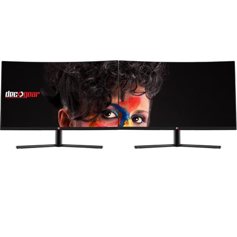 Deco Gear 32" Curved Gaming Monitor 1920 x 1080 with 3000:1 Contrast Ratio, 75 Hz Refresh Rate, 6ms - Deco Gear