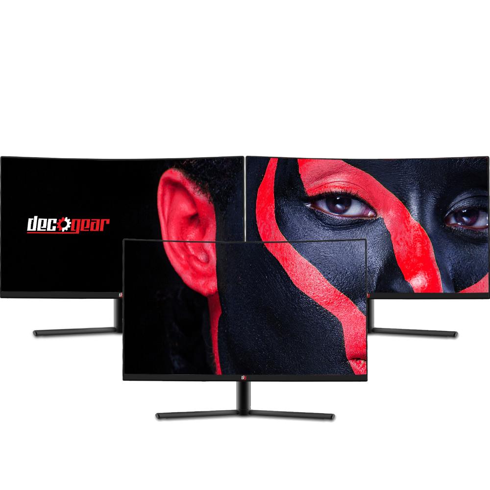 Deco Gear 27-Inch 2560x1440 Curved Gaming Monitor, HDR 400, 16:9, 3000:1, 99% sRGB, 144Hz - Deco Gear