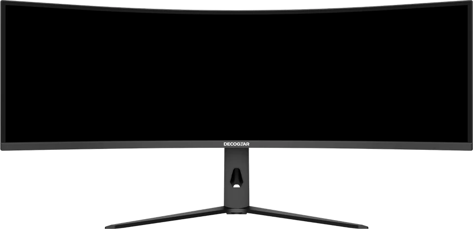 Deco Gear 49″ Curved 240 Hz R1000 monitor, front