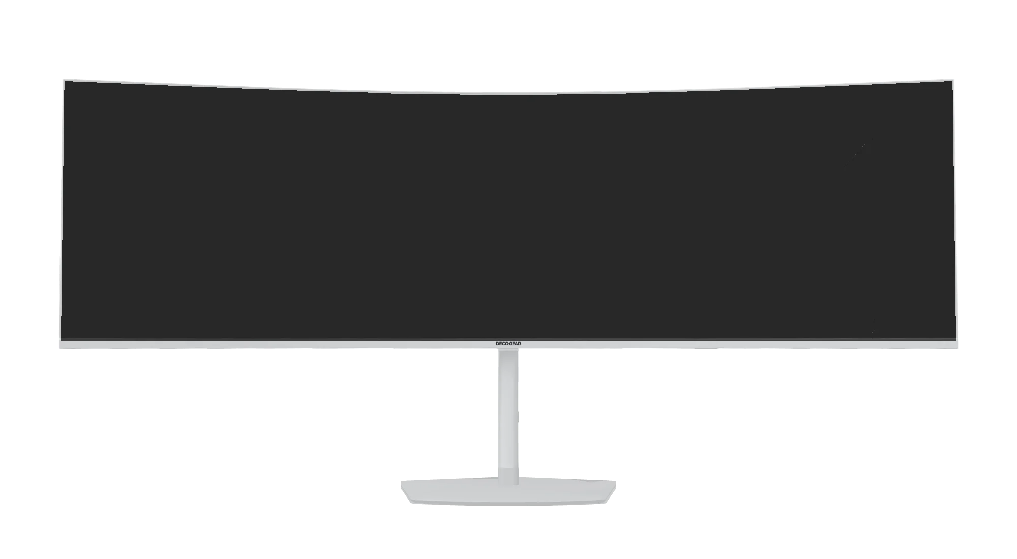 Deco Gear 49″ White Curved 5K DQHD, front view