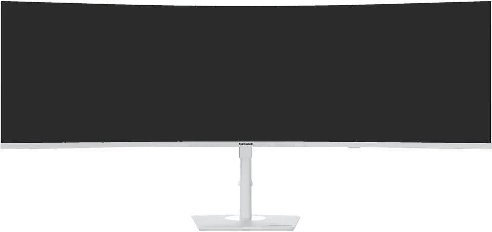 Deco Gear 49″ White Curved 5K DQHD monitor, front