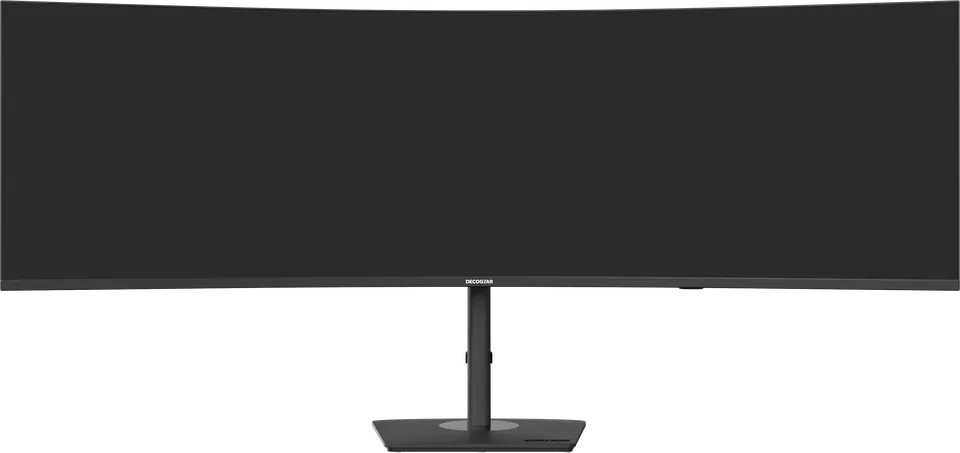 Deco Gear 49″ Curved 5K Display in black, front (representative image)